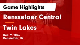 Rensselaer Central  vs Twin Lakes  Game Highlights - Dec. 9, 2023