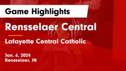 Rensselaer Central  vs Lafayette Central Catholic  Game Highlights - Jan. 6, 2024
