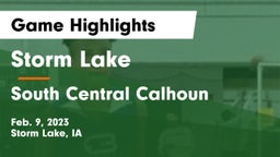 Storm Lake  vs South Central Calhoun Game Highlights - Feb. 9, 2023