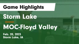 Storm Lake  vs MOC-Floyd Valley  Game Highlights - Feb. 20, 2023
