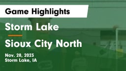 Storm Lake  vs Sioux City North  Game Highlights - Nov. 28, 2023