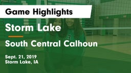 Storm Lake  vs South Central Calhoun Game Highlights - Sept. 21, 2019
