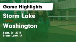 Storm Lake  vs Washington  Game Highlights - Sept. 26, 2019