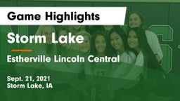 Storm Lake  vs Estherville Lincoln Central  Game Highlights - Sept. 21, 2021