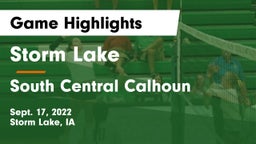 Storm Lake  vs South Central Calhoun Game Highlights - Sept. 17, 2022