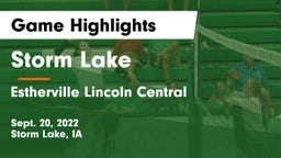 Storm Lake  vs Estherville Lincoln Central  Game Highlights - Sept. 20, 2022