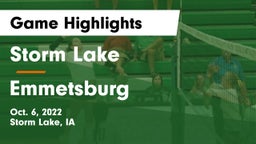 Storm Lake  vs Emmetsburg  Game Highlights - Oct. 6, 2022