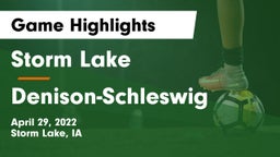 Storm Lake  vs Denison-Schleswig  Game Highlights - April 29, 2022