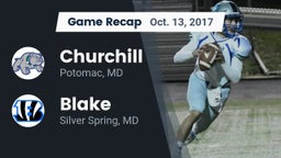 Recap: Churchill  vs. Blake  2017