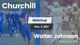 Matchup: Churchill High vs. Walter Johnson  2017