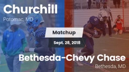 Matchup: Churchill High vs. Bethesda-Chevy Chase  2018