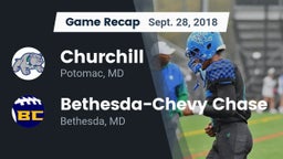 Recap: Churchill  vs. Bethesda-Chevy Chase  2018