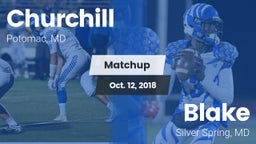 Matchup: Churchill High vs. Blake  2018