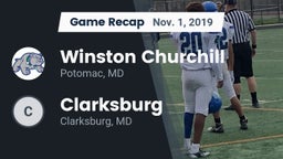 Recap: Winston Churchill  vs. Clarksburg  2019