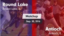 Matchup: Round Lake High vs. Antioch  2016