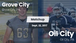 Matchup: Grove City High vs. Oil City  2017
