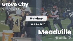Matchup: Grove City High vs. Meadville  2017