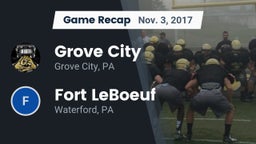Recap: Grove City  vs. Fort LeBoeuf  2017