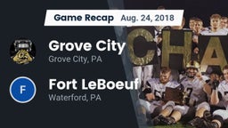 Recap: Grove City  vs. Fort LeBoeuf  2018