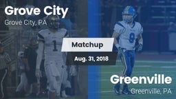 Matchup: Grove City High vs. Greenville  2018