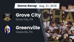 Recap: Grove City  vs. Greenville  2018