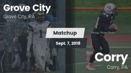 Matchup: Grove City High vs. Corry  2018
