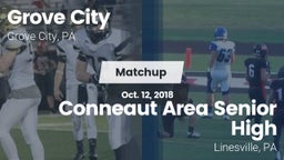 Matchup: Grove City High vs. Conneaut Area Senior High 2018