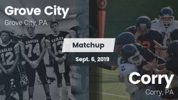 Matchup: Grove City High vs. Corry  2019