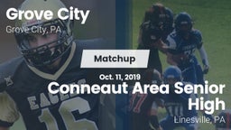 Matchup: Grove City High vs. Conneaut Area Senior High 2019