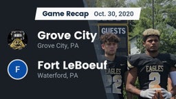 Recap: Grove City  vs. Fort LeBoeuf  2020