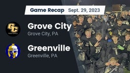 Recap: Grove City  vs. Greenville  2023