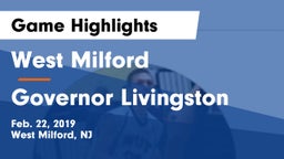 West Milford  vs Governor Livingston  Game Highlights - Feb. 22, 2019