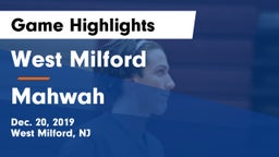 West Milford  vs Mahwah  Game Highlights - Dec. 20, 2019
