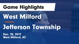 West Milford  vs Jefferson Township  Game Highlights - Dec. 28, 2019