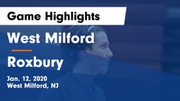 West Milford  vs Roxbury  Game Highlights - Jan. 12, 2020