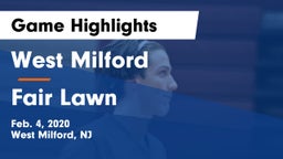 West Milford  vs Fair Lawn  Game Highlights - Feb. 4, 2020