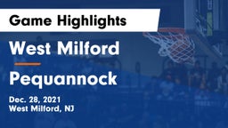 West Milford  vs Pequannock  Game Highlights - Dec. 28, 2021