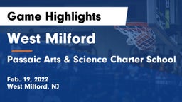 West Milford  vs Passaic Arts & Science Charter School Game Highlights - Feb. 19, 2022