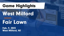 West Milford  vs Fair Lawn  Game Highlights - Feb. 9, 2023