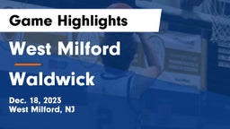 West Milford  vs Waldwick  Game Highlights - Dec. 18, 2023