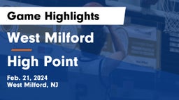 West Milford  vs High Point  Game Highlights - Feb. 21, 2024