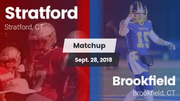 Matchup: Stratford High vs. Brookfield  2018