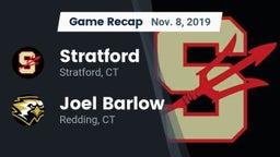 Recap: Stratford  vs. Joel Barlow  2019