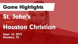 St. John's  vs Houston Christian  Game Highlights - Sept. 14, 2019