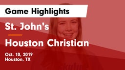 St. John's  vs Houston Christian  Game Highlights - Oct. 10, 2019