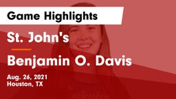 St. John's  vs Benjamin O. Davis  Game Highlights - Aug. 26, 2021