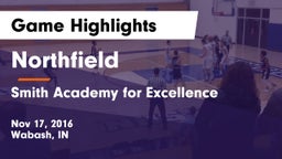 Northfield  vs Smith Academy for Excellence Game Highlights - Nov 17, 2016