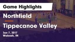 Northfield  vs Tippecanoe Valley  Game Highlights - Jan 7, 2017