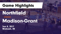 Northfield  vs Madison-Grant  Game Highlights - Jan 8, 2017