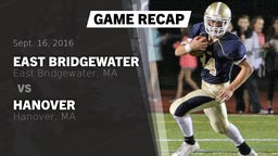 Recap: East Bridgewater  vs. Hanover  2016